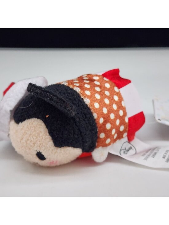 Disney Other - Disney Tsum Tsum Minnie Mouse In Polka Dot Dress With Drink Hat